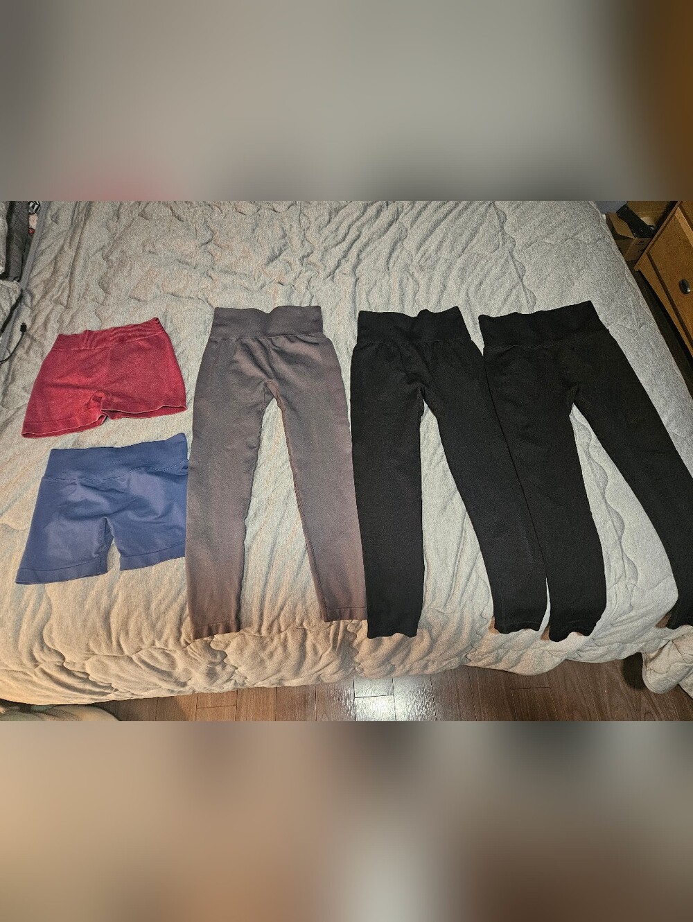 Bundle Of High Waisted Leggings And Shorts